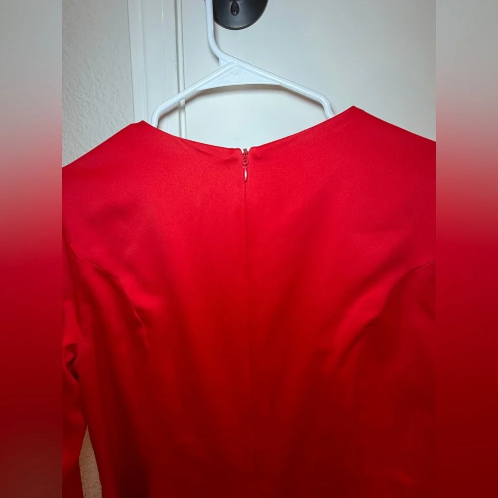 House of CB Sacha Satin Mini Dress in Red Size XL - Picture 13 of 13